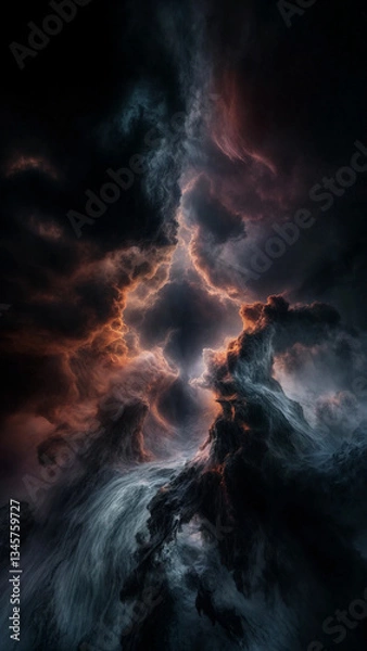 Obraz Dramatic Stormy Sky Mobile Wallpaper