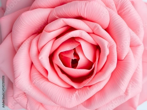 Obraz top-down view of a rose petal arrangement