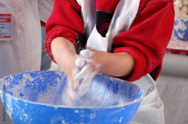 Fototapeta warsztat ciasta solnego