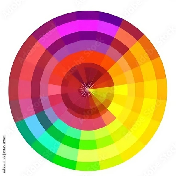 Fototapeta abstract color wheel