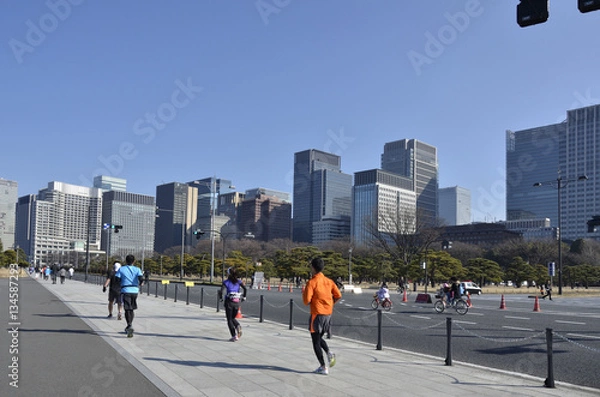 Fototapeta 皇居ランニング