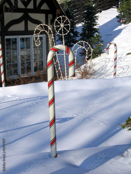 Fototapeta candy cane land