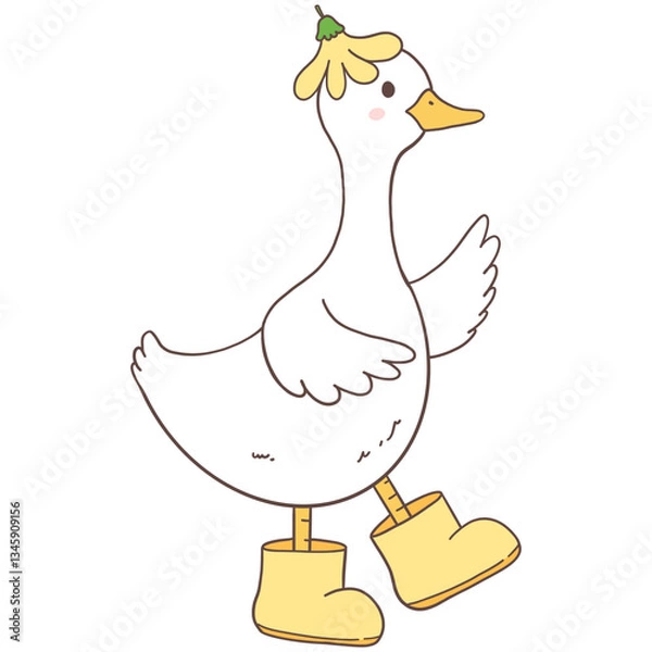 Obraz Cottagecore spring silly goose