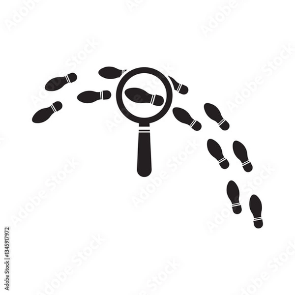 Obraz Footprint Detective Icon