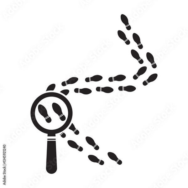 Obraz Footprint Detective Icon