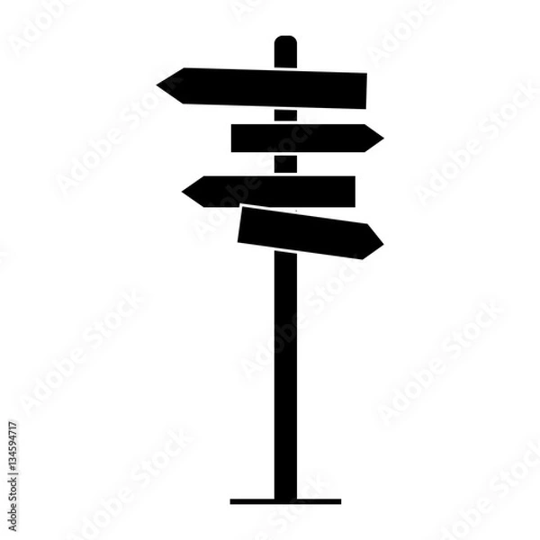 Obraz signpost icon