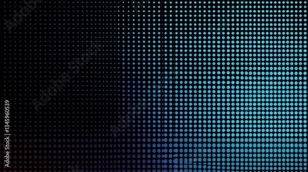 Fototapeta Blue binary TEXT "0" "1" code gradient with black background
