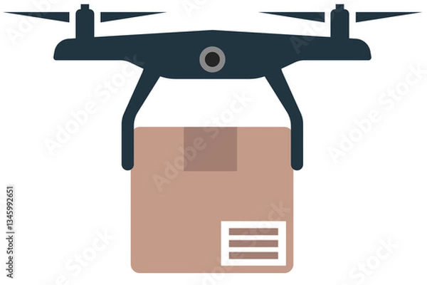 Fototapeta 운송 드론 