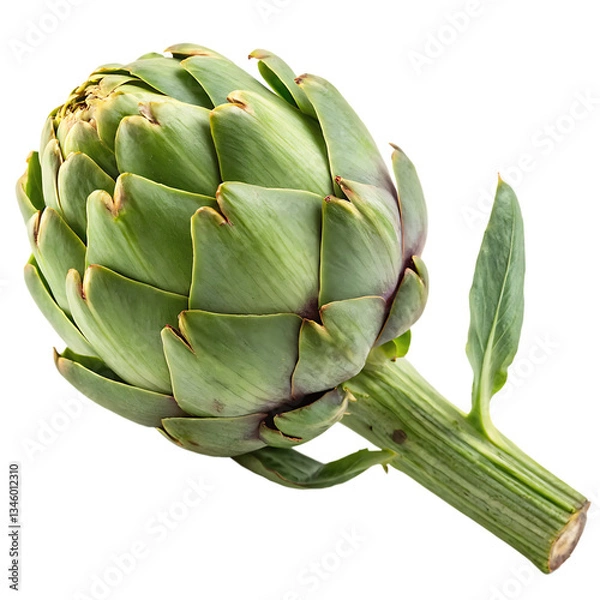 Fototapeta Artichoke isolated on transparent background