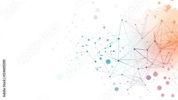 Obraz Abstract network graphic design background (2)