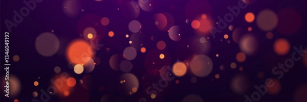 Fototapeta Soft glow. Bokeh light lights.Magic of lights: Bokeh effect.