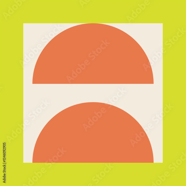 Obraz Neo Geometric Shape. Neo Geo Shape.