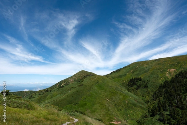 Fototapeta 巻機山