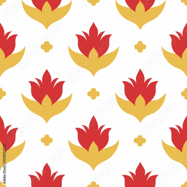Fototapeta Shameless Pattern Design Vector Illustration on white background