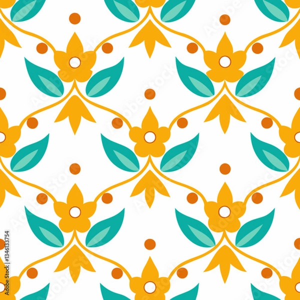 Fototapeta Shameless Pattern Design Vector Illustration on white background