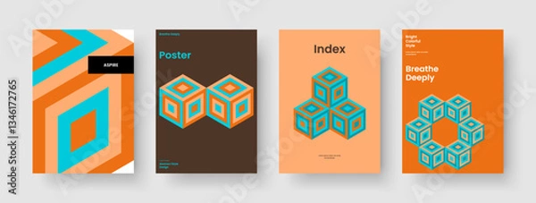 Fototapeta Modern Banner Layout. Isolated Poster Design. Geometric Brochure Template. Book Cover. Report. Business Presentation. Flyer. Background. Portfolio. Handbill. Notebook. Journal. Catalog. Newsletter