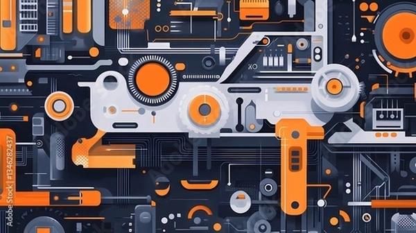 Obraz https://discord.com/channels/1248943724688441406/1248943725154013194/1351778007659839489#:~:text=Minimalist%20bohemian%20flat%20design%20for%20National%20Welding%20Month%2C%20featuring%20abstract%20el