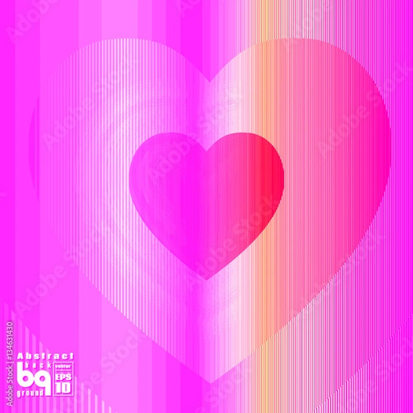 Obraz Background Valentines day heart for design