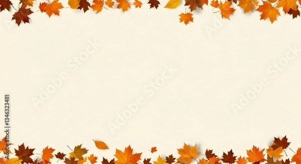 Obraz autumn leaves frame
