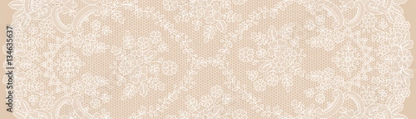 Obraz seamless lace border