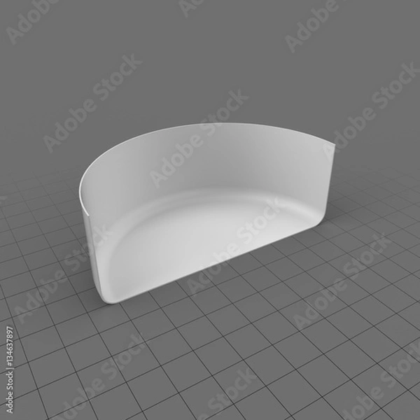 Fototapeta Stage Cylinder Half