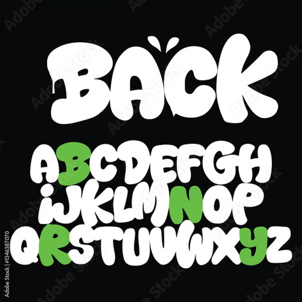 Obraz Graffiti Letter free