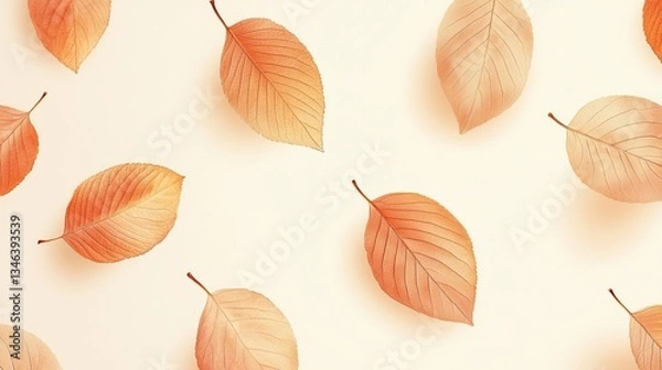 Fototapeta Moonlight Minimalist Autumn Perspective Pattern Tones