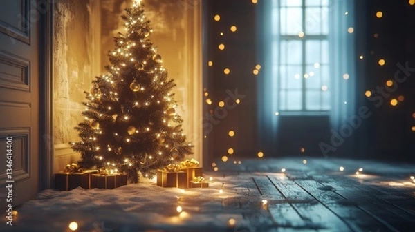 Obraz Generic Stunning Winter Overview Christmas Elegant