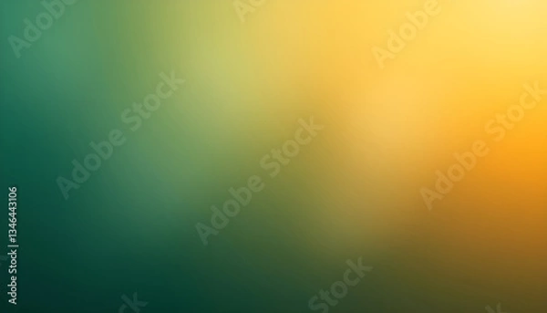 Fototapeta Abstract gradient background in shades of green and yellow