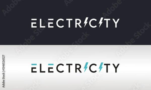 Obraz electrical logo design