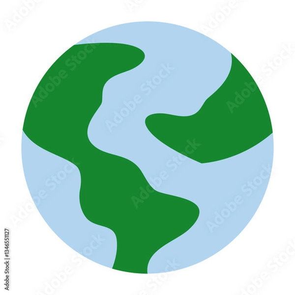 Fototapeta Globe Vector Design Icon Style