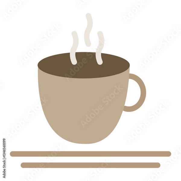 Fototapeta Coffee Vector Design Icon Style