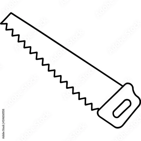 Fototapeta Saw vector