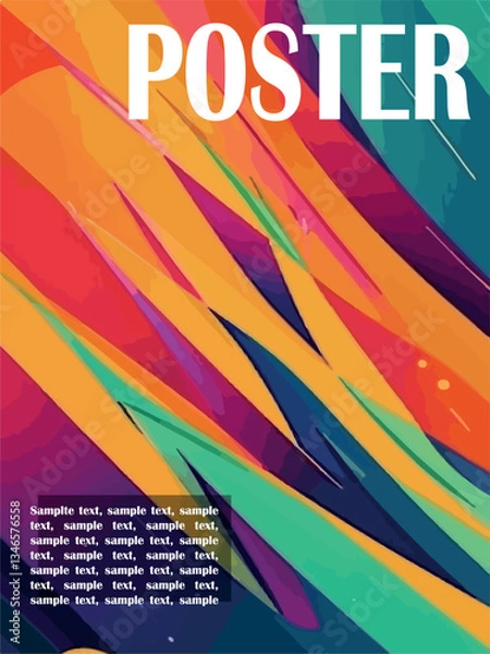 Fototapeta Abstract vector poster