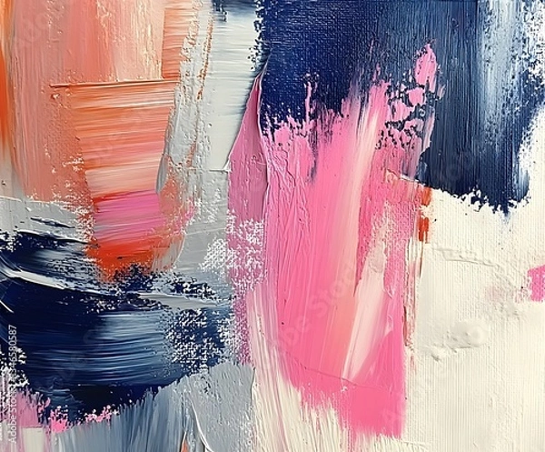 Fototapeta abstract background, oil and acrylic brush stroke elements, hand-painted, smudges, background 
