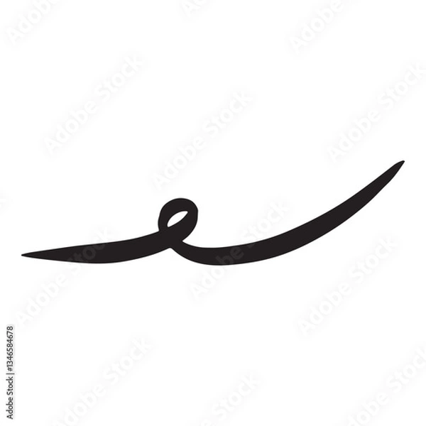 Fototapeta Swash Vector Art Icon