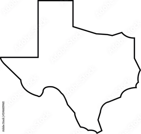 Fototapeta Texas icon