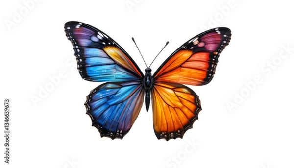 Fototapeta butterfly isolated on background remove 