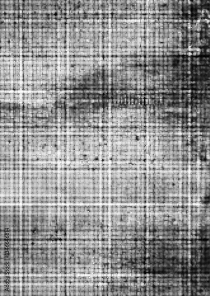 Fototapeta Large vector halftone concrete wall texture with a transparent background