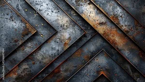 Fototapeta rusty metal background