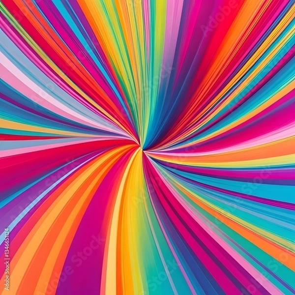 Fototapeta abstract background with rainbow