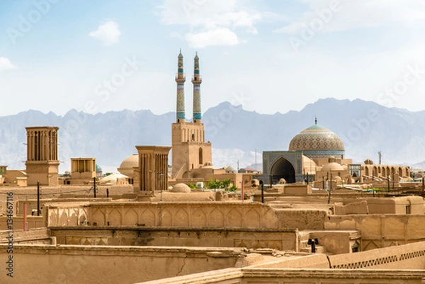 Obraz View over Yazd, Iran
