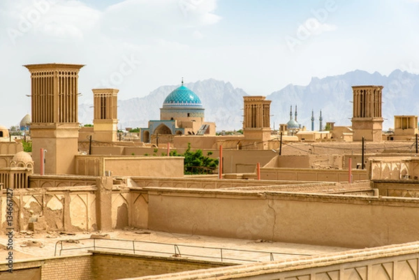 Obraz View over Yazd, Iran