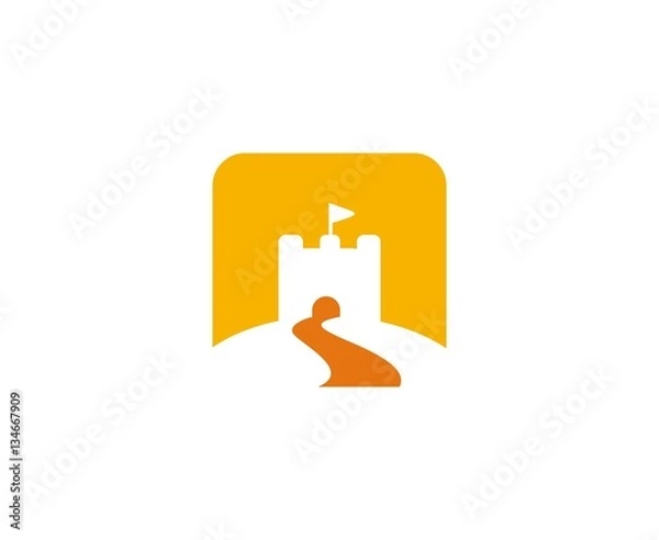 Fototapeta Castle logo