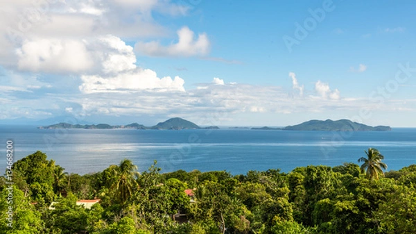 Obraz view over Islands of the Saints, Guadeloupe