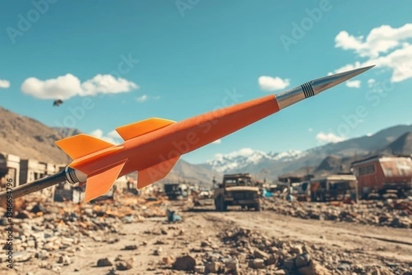 Obraz Piercing Conflict Strike Banner