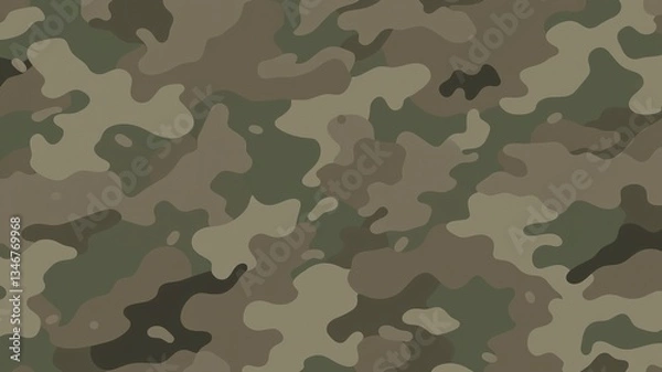 Fototapeta Camouflage Pattern Background for Design Projects