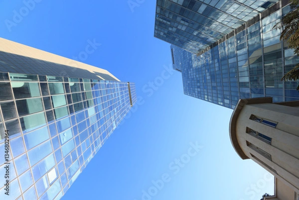 Obraz Skyscrapers in Tel Aviv, Israel