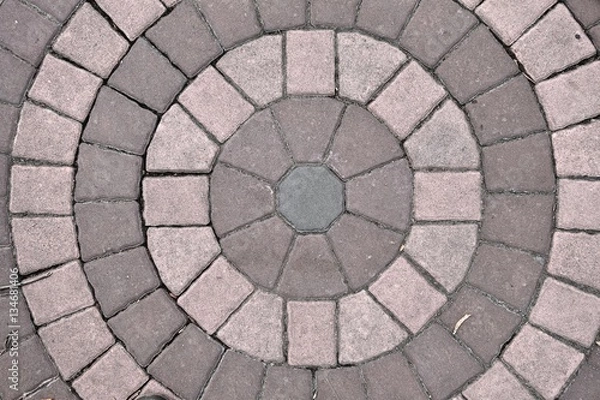 Fototapeta Patio bricks floor