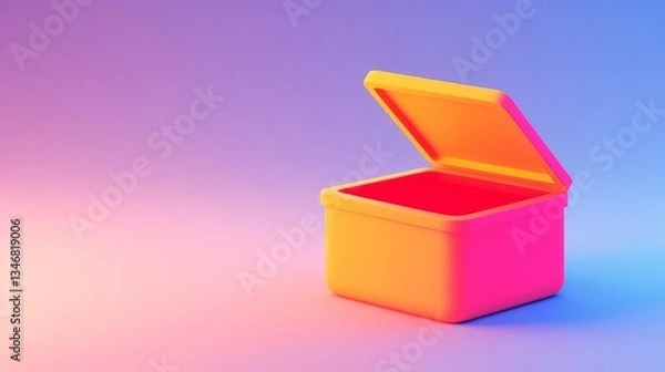 Obraz colorful boxes isolated on white